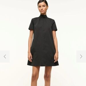 NWT STAUD black Mini Ilana Dress